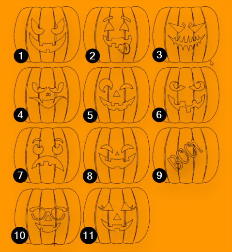 Halloween tök-dobozka – fiókos, világító dekoráció