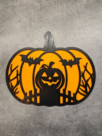 Halloween tök alakú kopogtató