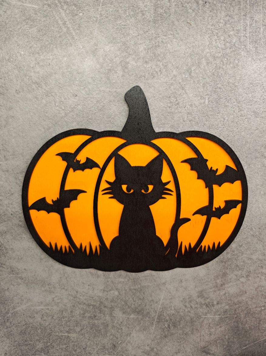 Halloween tök alakú kopogtató