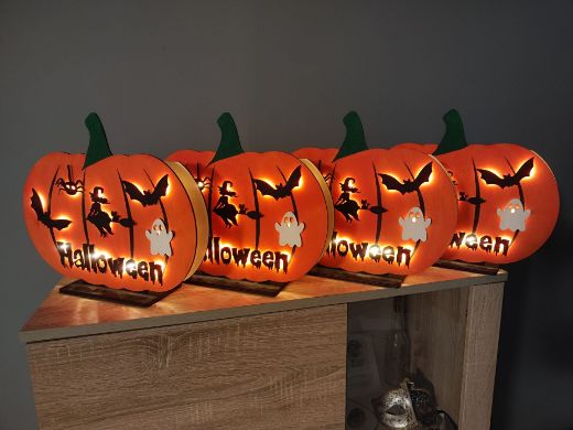 Halloween világító tök